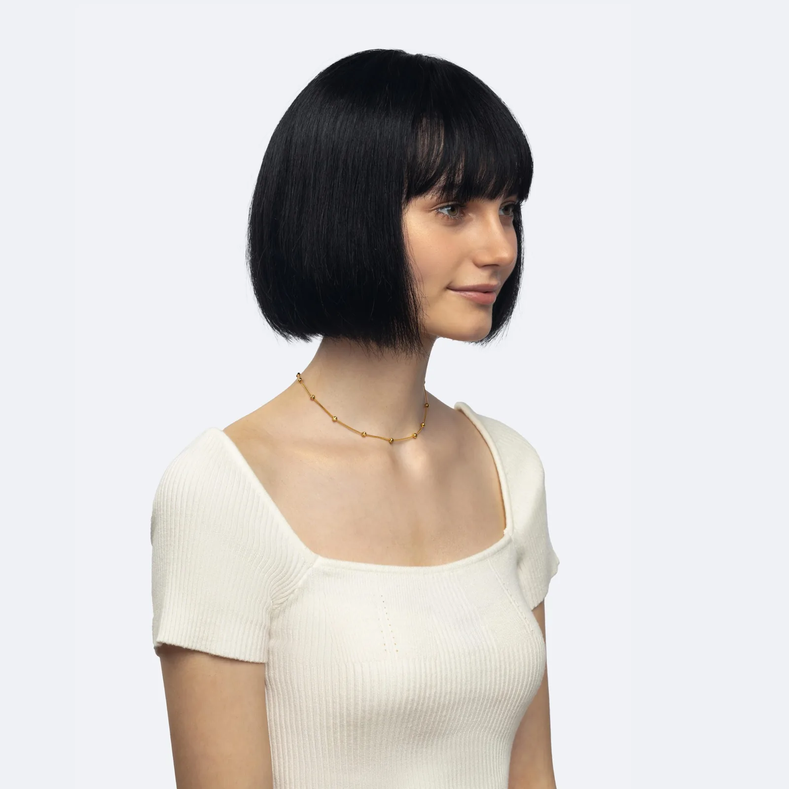 Blunt Bob Lace Wig — Jet Black